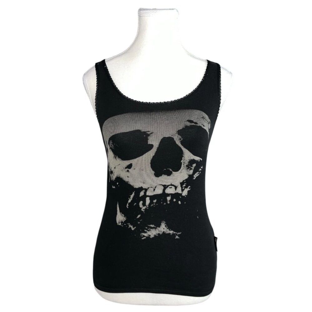 Hysteric Glamour skull strawberry tank top